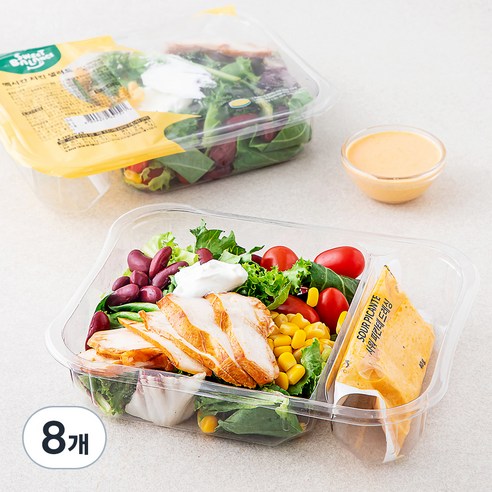스윗밸런스 멕시칸 치킨 샐러드, 210g, 8개