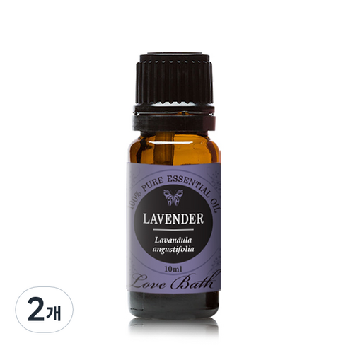 러브바스 아로마 에센셜 오일 라벤더, 10ml, 2개