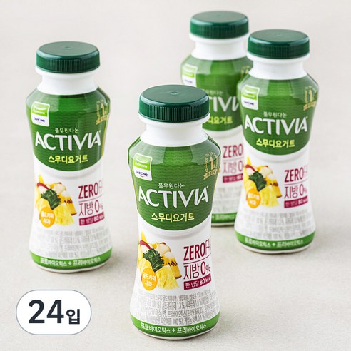 풀무원다논 액티비아 스무디 골드키위사과, 150ml, 4개입, 6개