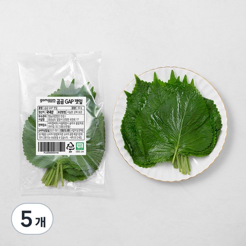 GAP 깻잎, 30g, 5팩