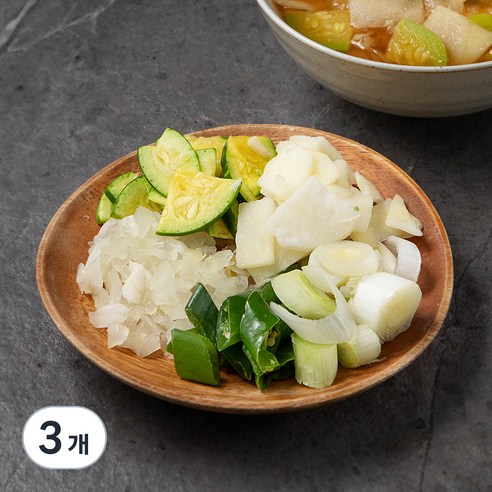 국내산 된장찌개용 손질채소, 360g, 3개