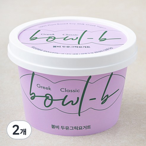 볼비 두유 그릭요거트 클래식, 450g, 1개입, 2개