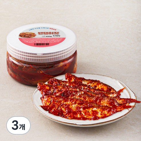 세모수 밴댕이젓, 400g, 3개