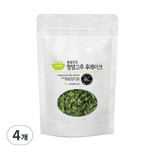바로한끼 동결건조 청양고추 후레이크, 30g, 4개