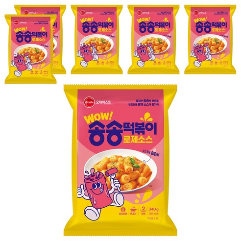 오테이스트 송송떡볶이 로제소스, 340g, 6개