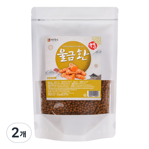 건강중심 울금환, 2개, 500g