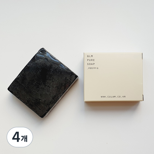 큘라M 큐엘엠 퓨어 솝, 100g, 4개