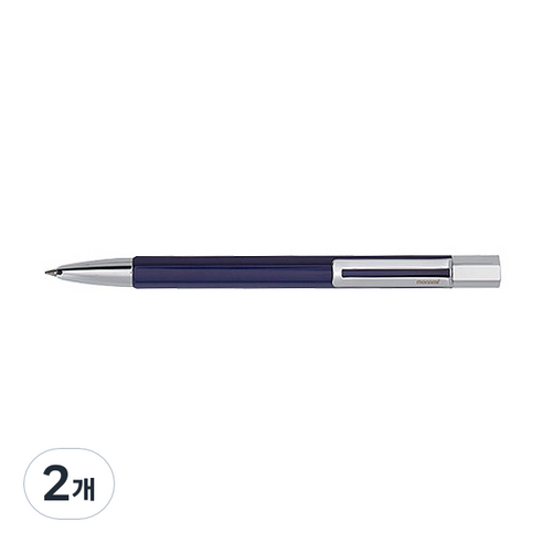 모나미 153 네오볼펜 0.7mm, Indigo, 2개