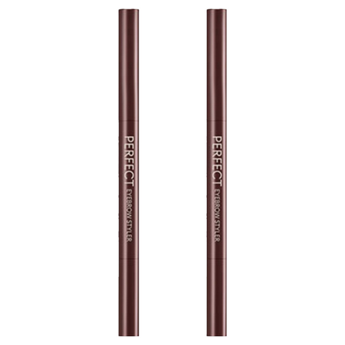 미샤 퍼펙트 아이브로우 스타일러 오토펜슬 0.15g, 레드브라운, 2개
