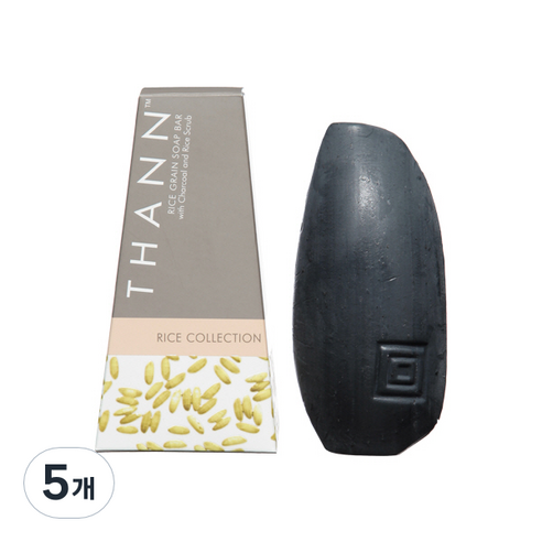 THANN 라이스 컬렉션 라이스 그레인 솝바 자스민향, 100g, 5개
