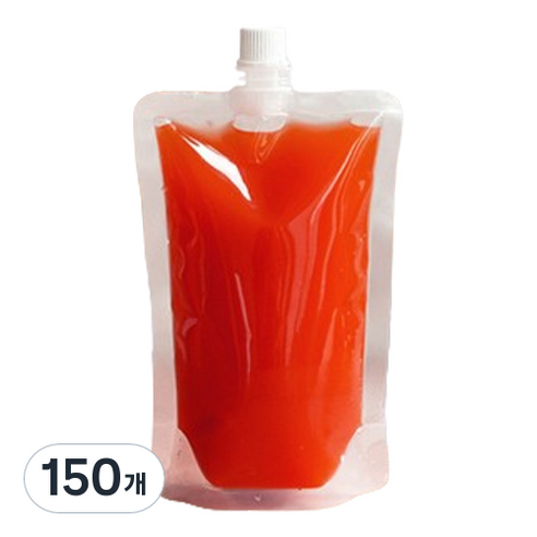 다이쓔 스파우트 음료 파우치 100ml 9mm, 투명, 150개