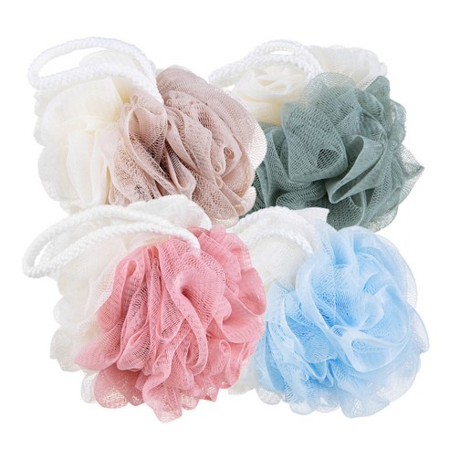 코멧 홈 파스텔 샤워볼 4종 세트, 1개