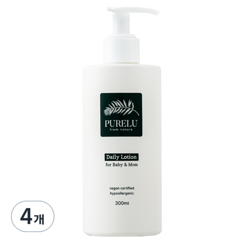 퓨어루 데일리 유아 로션, 4개, 300ml