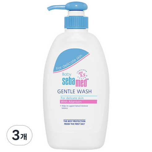 세바메드 베이비 워시, 1000ml, 3개