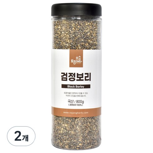 토종마을 검정보리, 800g, 2개