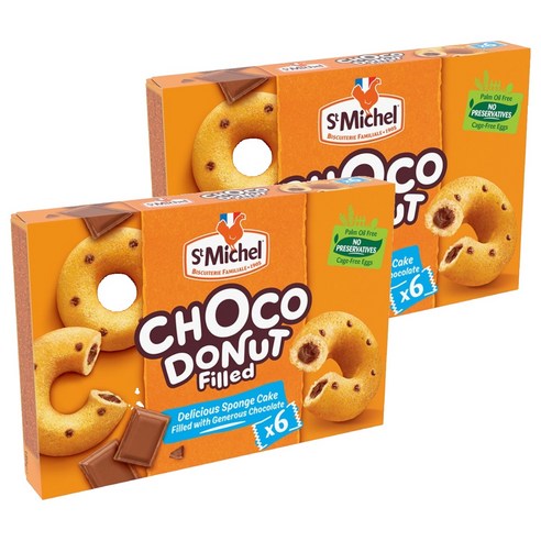 생미쉘 초코 필링 도넛, 180g, 2개