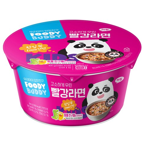 추억을 되살리는 매콤한 유혹, 푸디버디 빨강 컵라면