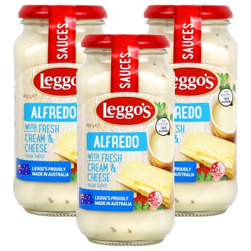 레고스 알프레도 파스타 소스, 490g, 3개