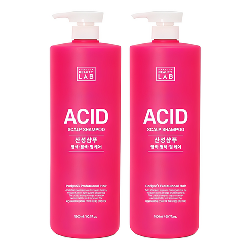 박준뷰티랩 애씨드 산성 스켈프 샴푸 플로랄우디향, 1.5L, 2개