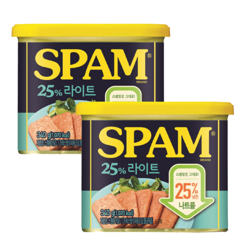 스팸 마일드 라이트, 340g, 2개