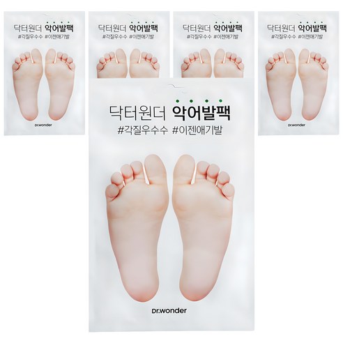 닥터원더 악어 발팩, 1개입, 5개