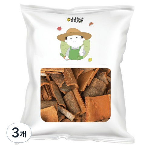 냠냠바다 냠냠농장 깊은향기 사각 계피, 800g, 3개