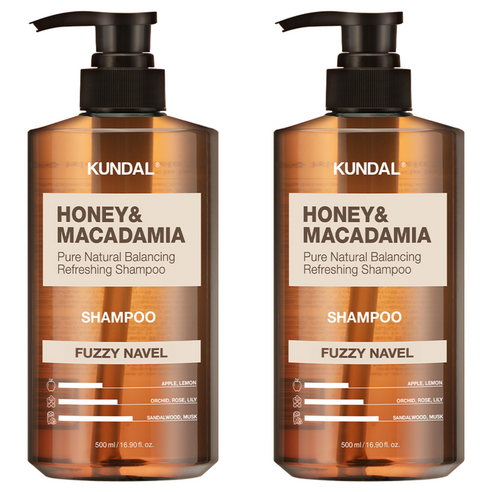 쿤달 네이처샴푸 퍼지네이블향, 500ml, 2개