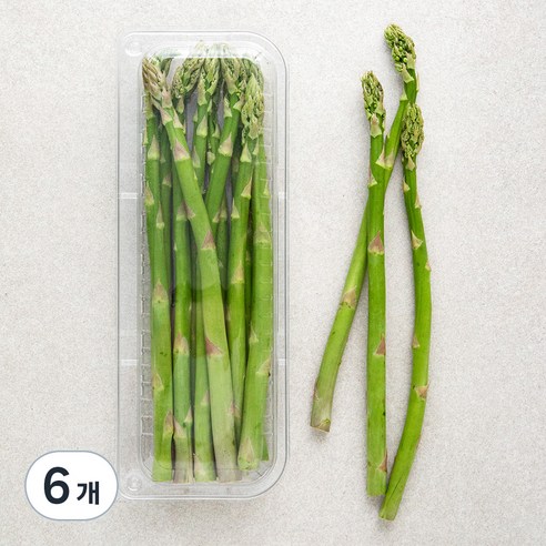 국내산 아스파라거스, 200g, 6개