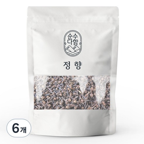 순수다함 정향, 100g, 6개