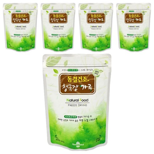 산마을 동결건조 청국장가루, 80g, 5개