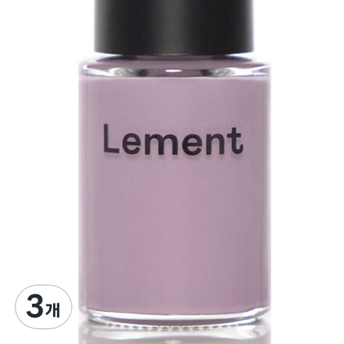 르멘트 컬러 네일, 33 라일락 헤이즈, 14ml, 3개