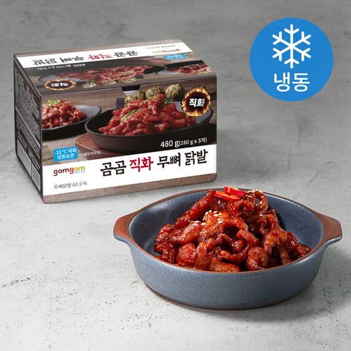 곰곰 직화 무뼈 닭발 (냉동), 480g, 1개