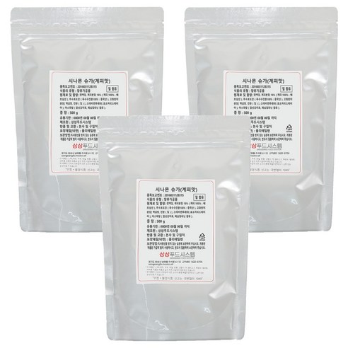 상상시즈닝 시나몬 슈가, 500g, 3개