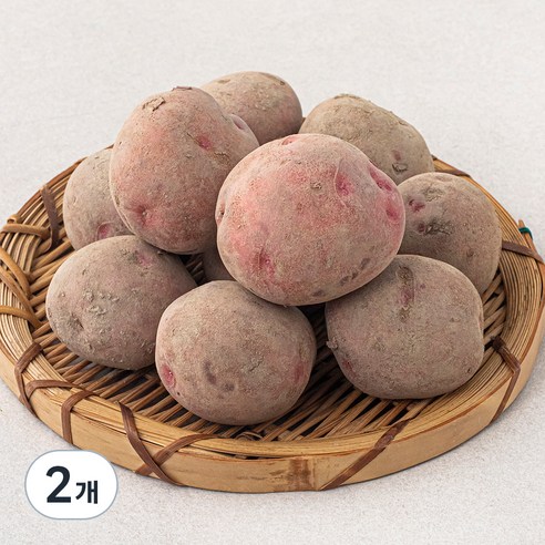 곰곰 국내산 홍감자, 1kg, 2개