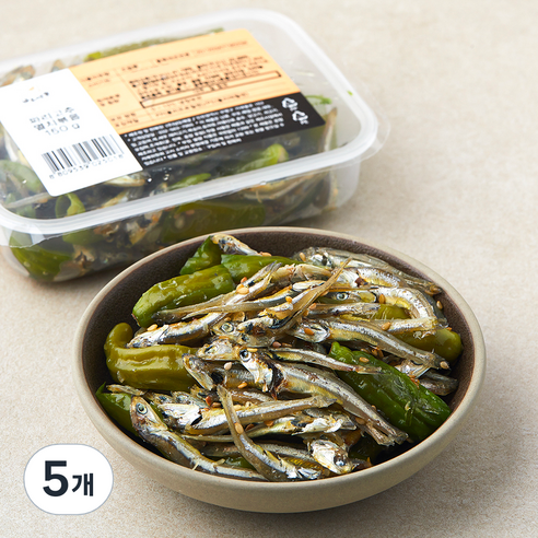 남도애꽃 꽈리고추 멸치볶음, 150g, 5개