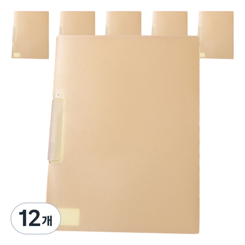 알로데 A4 스윙 폴더 클립보드 23 x 31 cm, TYPE02 옐로우, 12개