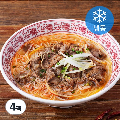마이하노이 매운 고기폭탄 쌀국수 (냉동), 750g, 4팩