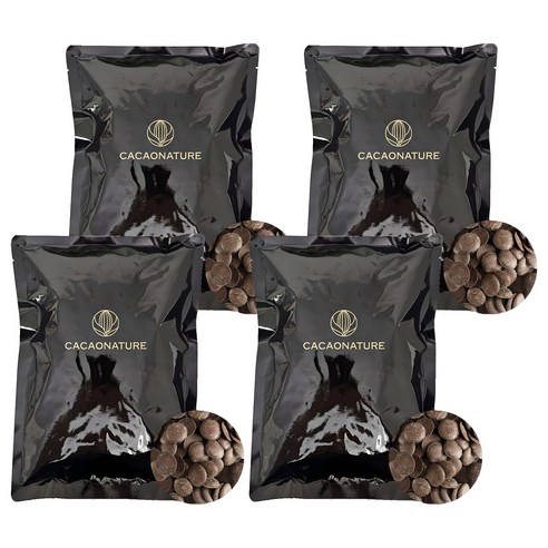 카카오네이처 다크 컴파운드 코팅초콜릿, 500g, 4개