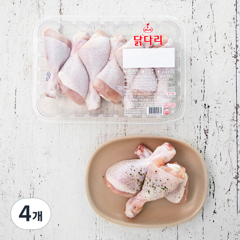 마니커 1등급 닭다리 북채 (냉장), 600g, 4개