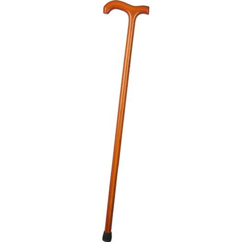 에쉬울프 나무 간편 지팡이 900mm, 큰 손잡이 옐로우, 1개