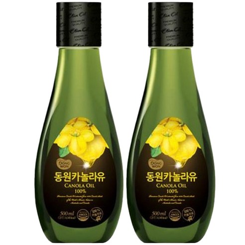 동원 카놀라유, 500ml, 2개