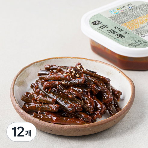 성가정식품 마늘쫑 장아찌, 120g, 12개