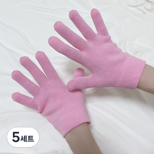 촉촉 보습 젤 좌우 장갑 세트, 5개