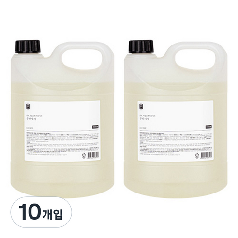 생활공작소 주방세제 자몽향, 4L, 10개입