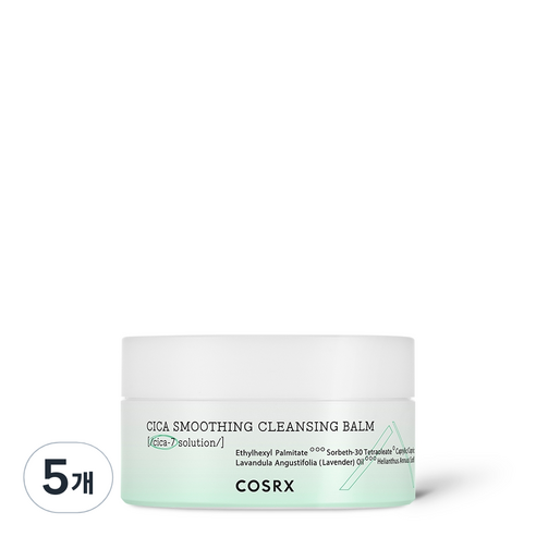 코스알엑스 퓨어 핏 시카 스무딩 클렌징 밤, 120ml, 5개
