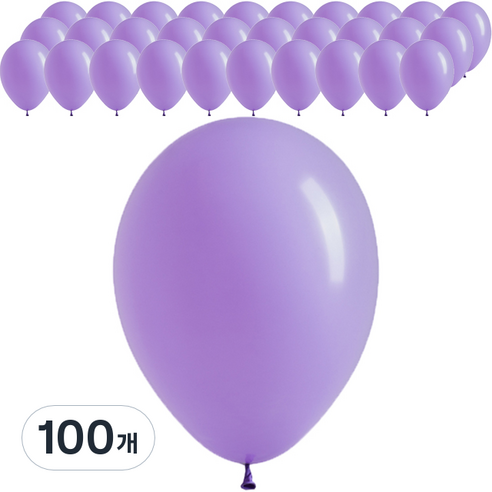 셈퍼텍스 스탠다드 풍선 30cm, 라일락, 100개