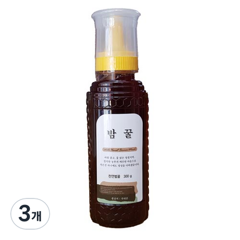 가가농장 밤꿀 튜브, 300g, 3개