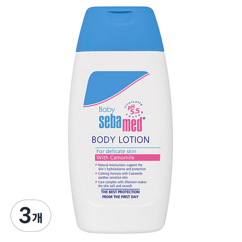 세바메드 베이비 로션, 200ml, 3개