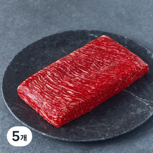 본고기 한우 1등급 양지 국거리용 덩어리 (냉장), 300g, 5개