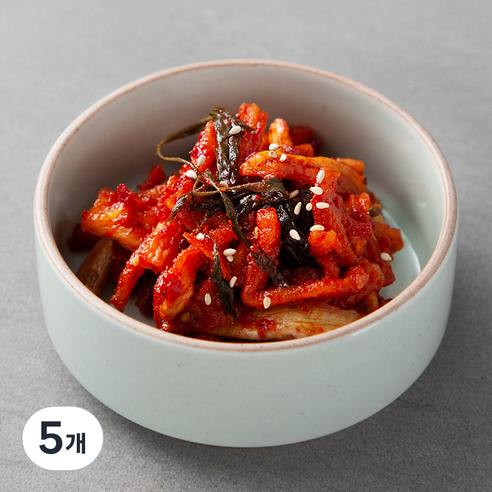 반찬천국 무말랭이무침, 230g, 5개